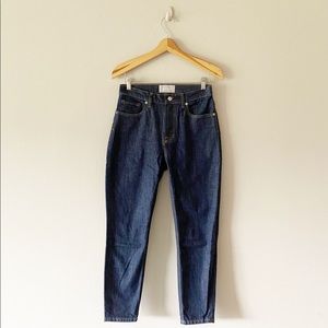 EVERLANE straight leg high rise jeans